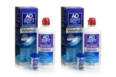 AOSEPT PLUS con Hydraglyde 2 x 360 ml con portalenti