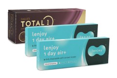 DAILIES Total 1 (30 lenti) + Lenjoy 1 Day Air+ (10 lenti)