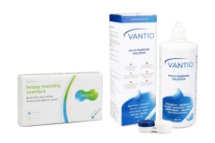 Lenjoy Monthly Comfort (6 lenti) + Vantio Multi-Purpose 360 ml con portalenti