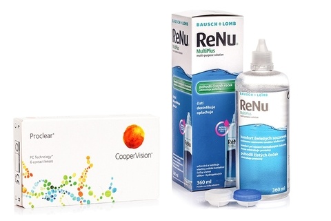 Proclear Compatibles Sphere CooperVision (6 lenti) + ReNu MultiPlus 360 ml con portalenti